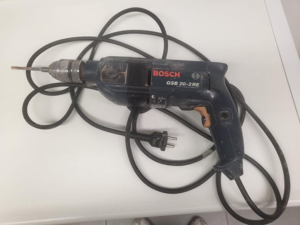 Bosch GSB 20-2 RE Hamerboormachine, Boormachine, Ophalen of Verzenden, Variabele snelheid, Gebruikt
