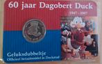 Dagobert Duck Geluksdubbeltje - 2007 - 60 jaar - Schaars, Ophalen of Verzenden, Koningin Beatrix, Euro's, Losse munt