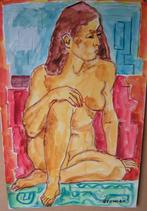 H.Bekman zitpose (Acrylverf) 1964 De Nieuwe Haagse School, Ophalen of Verzenden