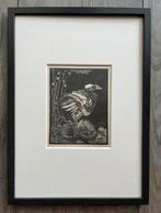 Jan Mankes 1889-1920 /Originele Heliogravure Nestkuiken 1923, Ophalen of Verzenden