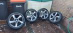 Volvo r design Velgen met Banden - 17 inch, Ophalen, Gebruikt, Banden en Velgen, 17 inch
