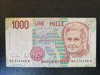 Italië pick 114a 1990 Montessori, Postzegels en Munten, Ophalen of Verzenden, Italië, Los biljet