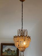 Kroonluchter kristal / hanglamp antiek, Ophalen, Overige materialen, Gebruikt, 50 tot 75 cm