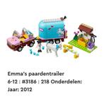 Emma's Paardentrailer Lego Friends 3186, Kinderen en Baby's, Speelgoed | Duplo en Lego, Ophalen, Zo goed als nieuw, Complete set