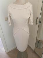 Elegante witte jurk merk The Pretty Dress en strikdetails, Kleding | Dames, Jurken, Wit, Ophalen of Verzenden, Zo goed als nieuw