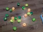 Lichtsnoer met groen/witte/donkergroene ballen, Ophalen of Verzenden