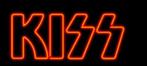 Kiss Rock band neon 3D verlichting borden vlag klok poster, Nieuw, Ophalen of Verzenden