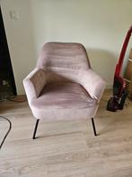 Velvet oud roze fauteuil nieuw, Ophalen, Nieuw, Overige kleuren, Eén