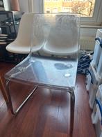 2 losse stoelen – IKEA transparant & vintage formica, Huis en Inrichting, Stoelen, Ophalen, Gebruikt, Twee, Overige kleuren