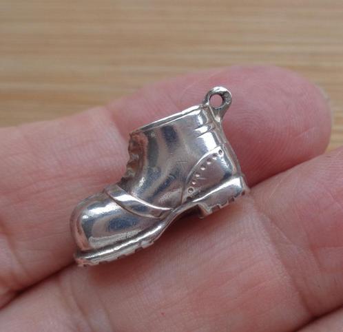 zilveren vintage bedel oude schoen [504], Sieraden, Tassen en Uiterlijk, Bedels, Zo goed als nieuw, Overige merken, Zilver, 1 bedel