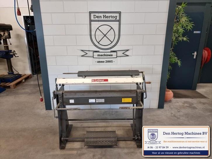 JORG zetbank en kraalmachine combinatiebank met voetpedaal, Doe-het-zelf en Verbouw, Gereedschap | Overige machines, Gebruikt