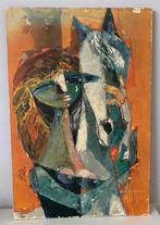 Rene Morgotton My Horse and I schilderij jaren 50-60, Ophalen of Verzenden