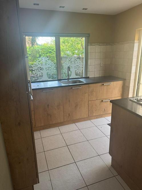 Houtlook Eilandkeuken met Granieten Werkblad GEDEMONTEERD, Huis en Inrichting, Keuken | Complete keukens, Zo goed als nieuw, Overige typen