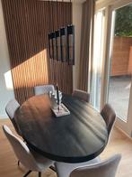 Ovale eettafel 160cm, Huis en Inrichting, Tafels | Eettafels, Ophalen, Gebruikt, 50 tot 100 cm, Vijf personen of meer
