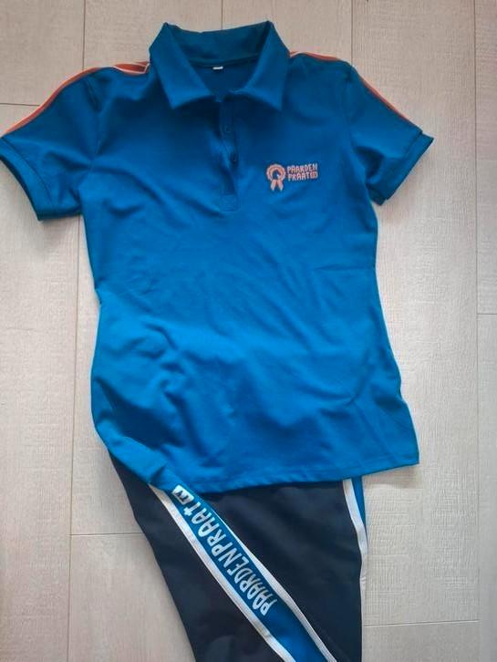 Paardenpraat tv britt dekker rijkleding, Dieren en Toebehoren, Paardrijkleding, Zo goed als nieuw, Bovenkleding, Dressuur, Ophalen of Verzenden