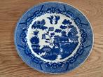 Antiek delfts blauw wandbordje, Ophalen of Verzenden