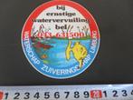 sticker Waterschap Zuiveringschap Limburg 043-631500 TW176*, Ophalen, Zo goed als nieuw