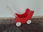 Houten loopwagen / poppenwagen / duwwagen rood, Ophalen, Gebruikt