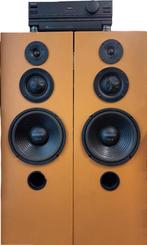 geluidset met 2 x 400 Watt max en Philips versterker, Ophalen, Gebruikt, Speakers, Philips