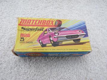 Matchbox  - Superfast # 5 - Lotus Europa - In OVP .  beschikbaar voor biedingen