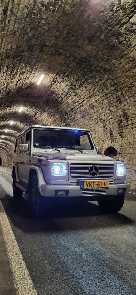 Mercedes G400 V8 G-klasse grijs kenteken NL geleverd, Auto's, Bestelauto's, Particulier, 4x4, ABS, Airbags, Airconditioning, Alarm