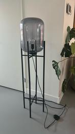 Karwei Vloerlamp Juno rookglas, 100 tot 150 cm, Ophalen of Verzenden, Zo goed als nieuw, Glas