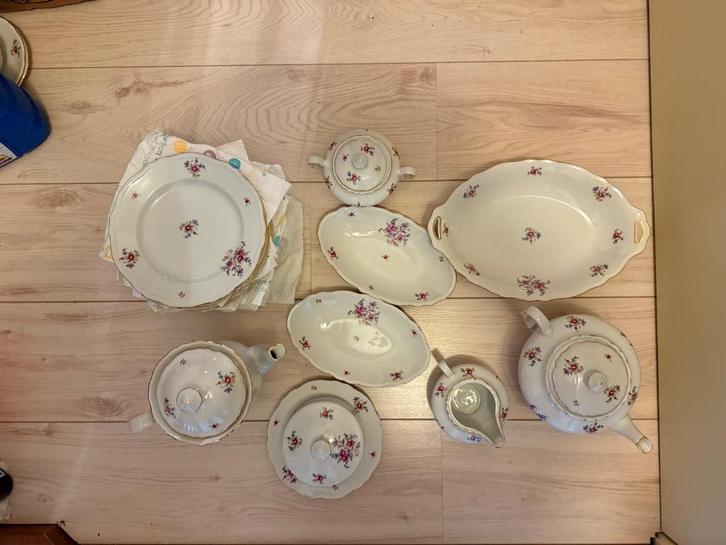 Epiag ontbijtservies – 8-delig – Origineel jaren ’50 vintage, Antiek en Kunst, Antiek | Servies compleet, Ophalen