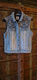 Denim dames gilet, Ophalen of Verzenden, Zo goed als nieuw, Maat 38/40 (M), Blauw