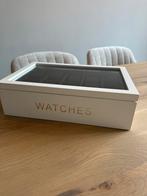 Riverdale Horlogebox, Huis en Inrichting, Woonaccessoires | Kisten, Ophalen of Verzenden, Gebruikt, Glas, Minder dan 50 cm