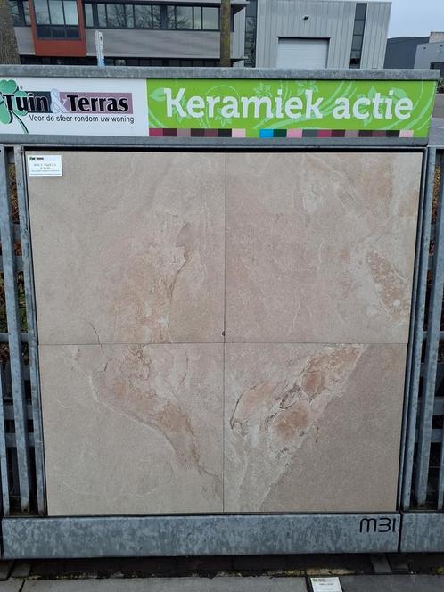 Keramische tegel VG 60x60x3 cm, Tuin en Terras, Tegels en Klinkers, Zo goed als nieuw, 10 m² of meer, Ophalen of Verzenden