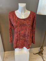 Top van Maison Scotch maat M - panterprint, Douwenmaat 8-3 Meppel, Info@again.nu, Korte mouw, Maat 36 (S)