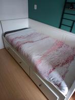Hemnes bed Ikea, Huis en Inrichting, Slaapkamer | Bedden, Ophalen, Verstelbaar, Eenpersoons, Wit
