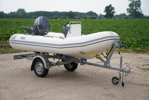 Zodiac Cadet 340 RIB 2011 met Yamaha 30PK 4takt en trailer, Watersport en Boten, Rubberboten, Zo goed als nieuw, Zodiac, Overige materialen