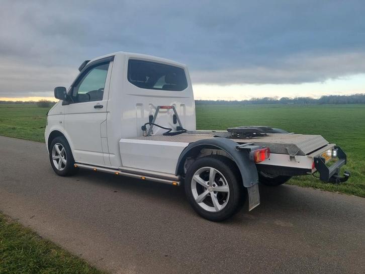 Volkswagen Transporter t5 4motion fifth wheel BE trekker, Auto's, Bestelauto's, Bedrijf, Origineel Nederlands, Ophalen