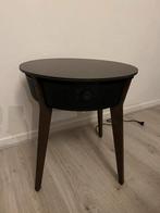 Ikea Starkvind - tafel met luchtreiniger donkerbruin, Rond, Zo goed als nieuw, Hout, Ophalen