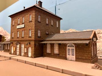 Verweerd Modelspoor Station - Gedetailleerd Diorama beschikbaar voor biedingen