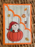Zelfgemaakte herfstkaart 6, Ophalen of Verzenden, Nieuw, Overige thema's