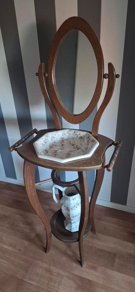 Antiek Lampetstel met Waskom en Waterkan, Antiek en Kunst, Antiek | Woonaccessoires, Ophalen