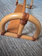 Scandinavische design rotan kapstok, Huis en Inrichting, Ophalen of Verzenden, Wandkapstok, Minder dan 100 cm