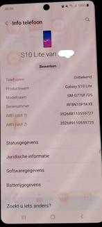 Samsung galaxy s10 lite, Telecommunicatie, Mobiele telefoons | Samsung, Ophalen, Gebruikt, Zwart, Galaxy S10