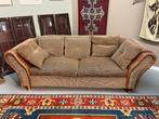 Comfortabele retro bank, leer en stoffen bekleding # 9877, Ophalen, Gebruikt, Klassiek, 75 tot 100 cm