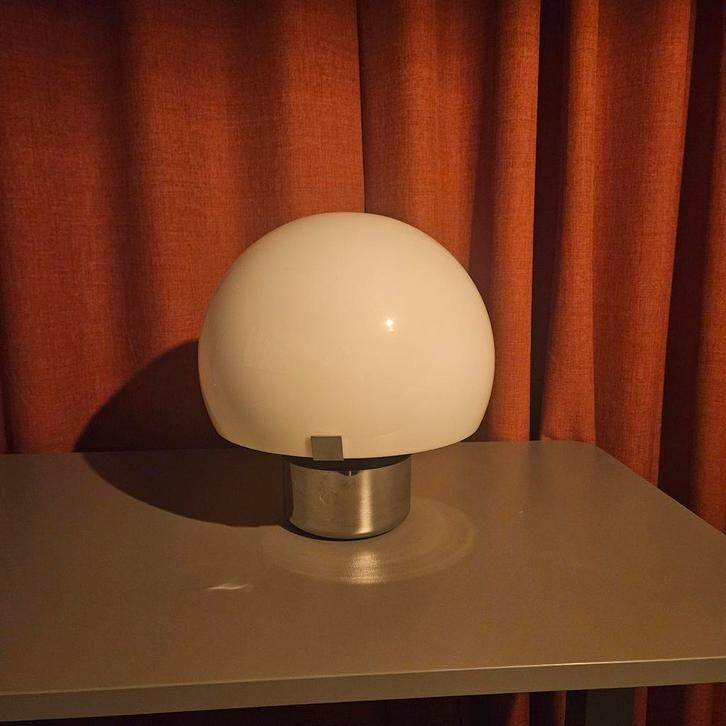 Vintage Metalarte tafellamp 2x (zie omschr.), Huis en Inrichting, Lampen | Tafellampen, Zo goed als nieuw, Kunststof, Metaal, Ophalen of Verzenden