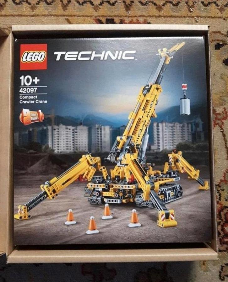 LEGO Technic 42097 Compacte Rupsband Kraan, Kinderen en Baby's, Speelgoed | Duplo en Lego, Nieuw, Lego, Complete set, Ophalen