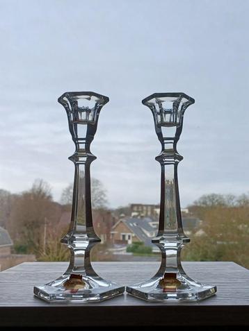 Stel Kandelaars Annahütte Kristal beschikbaar voor biedingen