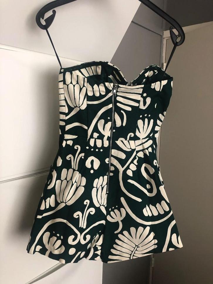 jumpsuit, maat S, groen-wit, nooit gedragen, Kleding | Dames, Overige Dameskleding, Nieuw, Ophalen of Verzenden