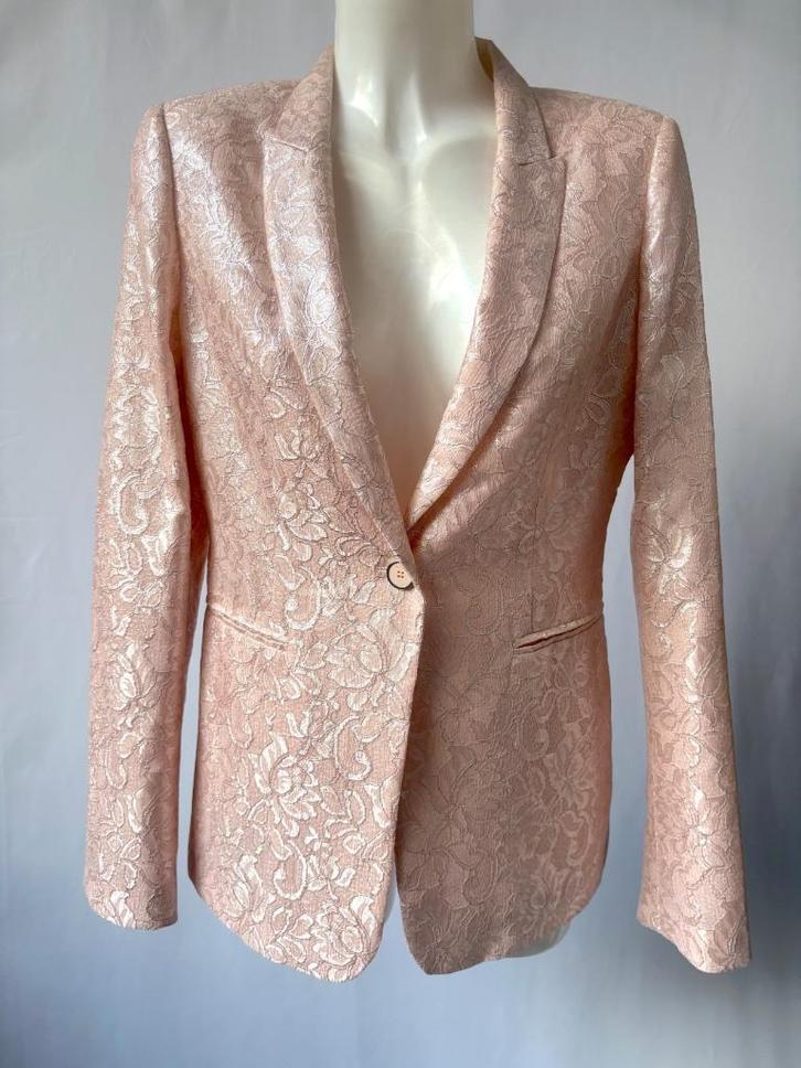 LIU JO Roze glim NIEUWE Colbert jasje  MAAT IT 46 - EU 42, Kleding | Dames, Jasjes, Kostuums en Pakken, Nieuw, Jasje, Maat 42/44 (L)