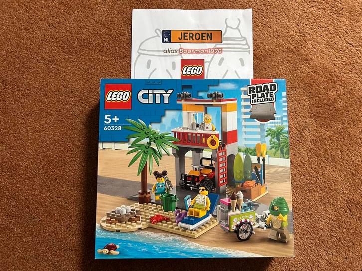 Lego 60328 CITY: Strandwachter uitkijkpost (nieuw & misb), Kinderen en Baby's, Speelgoed | Duplo en Lego, Nieuw, Lego, Complete set