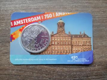 750 jaar Amsterdam Vijfje 2024 BU-kwaliteit in coincard beschikbaar voor biedingen