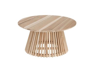 Kave Home Jeanette Salontafel 80 cm Naturel | Van €439, nu  beschikbaar voor biedingen