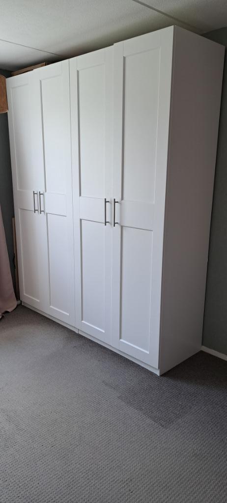 Ikea PAX kast 2x wit z.g.a.n., Huis en Inrichting, Kasten | Kledingkasten, Zo goed als nieuw, 200 cm of meer, 100 tot 150 cm, 50 tot 75 cm